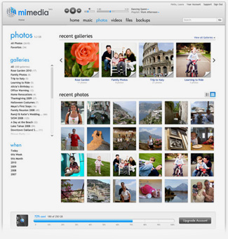 Online Backup & Sharing Photos