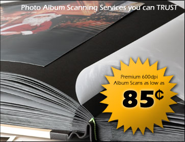 Photo Album Scanning Services you can Trust.