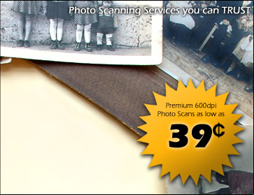 Photo Scanning Services you can Trust.